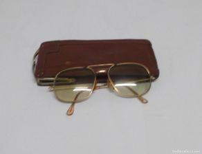 Antiquités: Gafas graduadas con su funda